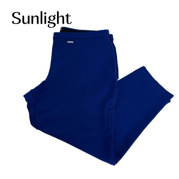Vince Camuto Womens Size XL Royal Blue Stretch Pull On Pants Business Casual - Picture 1 of 13